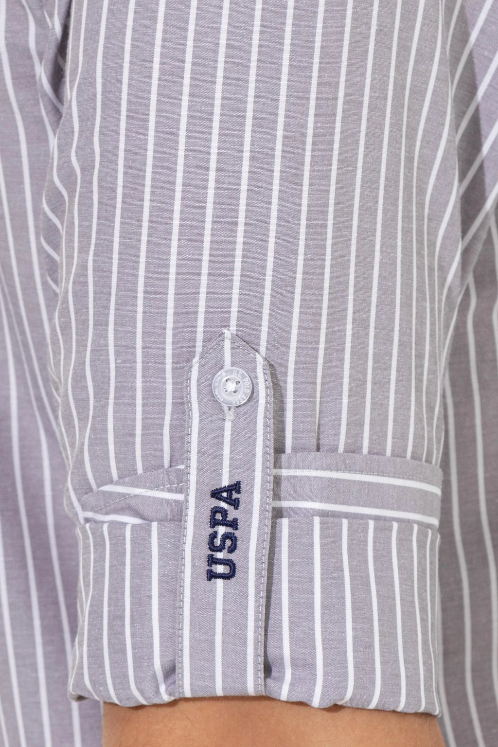 US Polo Assn. Strips Regular Shirt Long Sleeve With A Single Pocket - Men