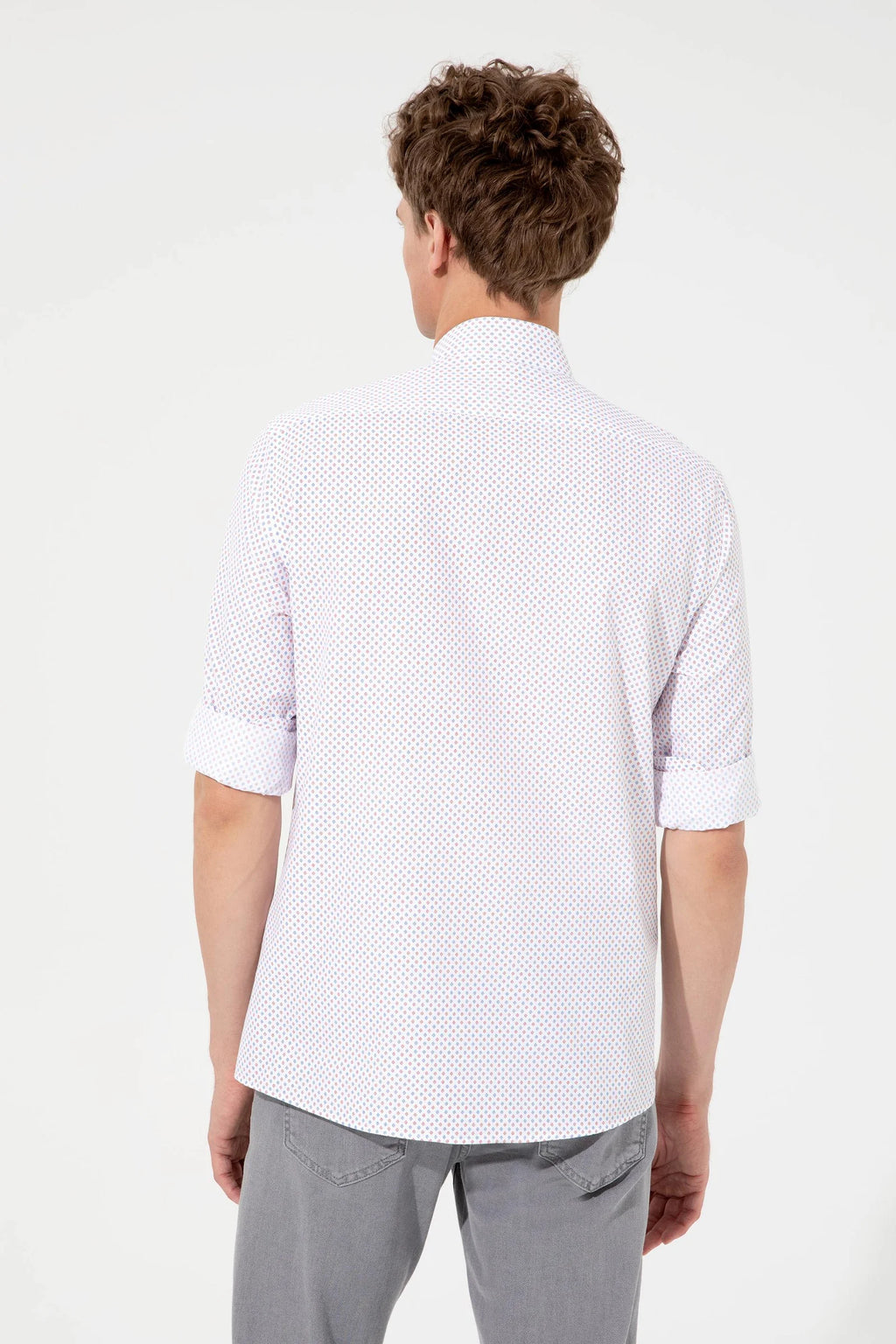 US Polo Assn. Slim Shirt Long Sleeve USPA Logo - Men