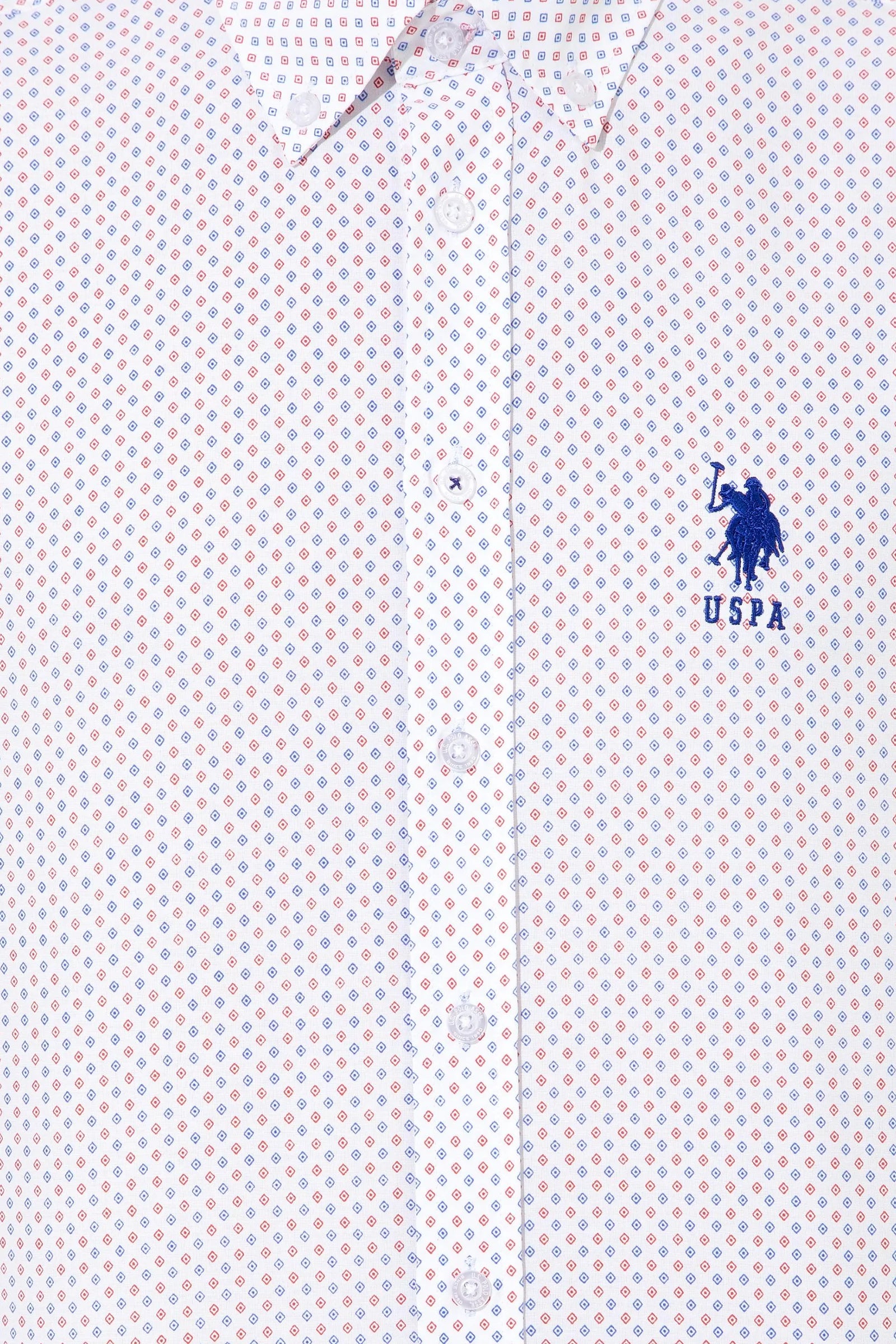 US Polo Assn. Slim Shirt Long Sleeve USPA Logo - Men