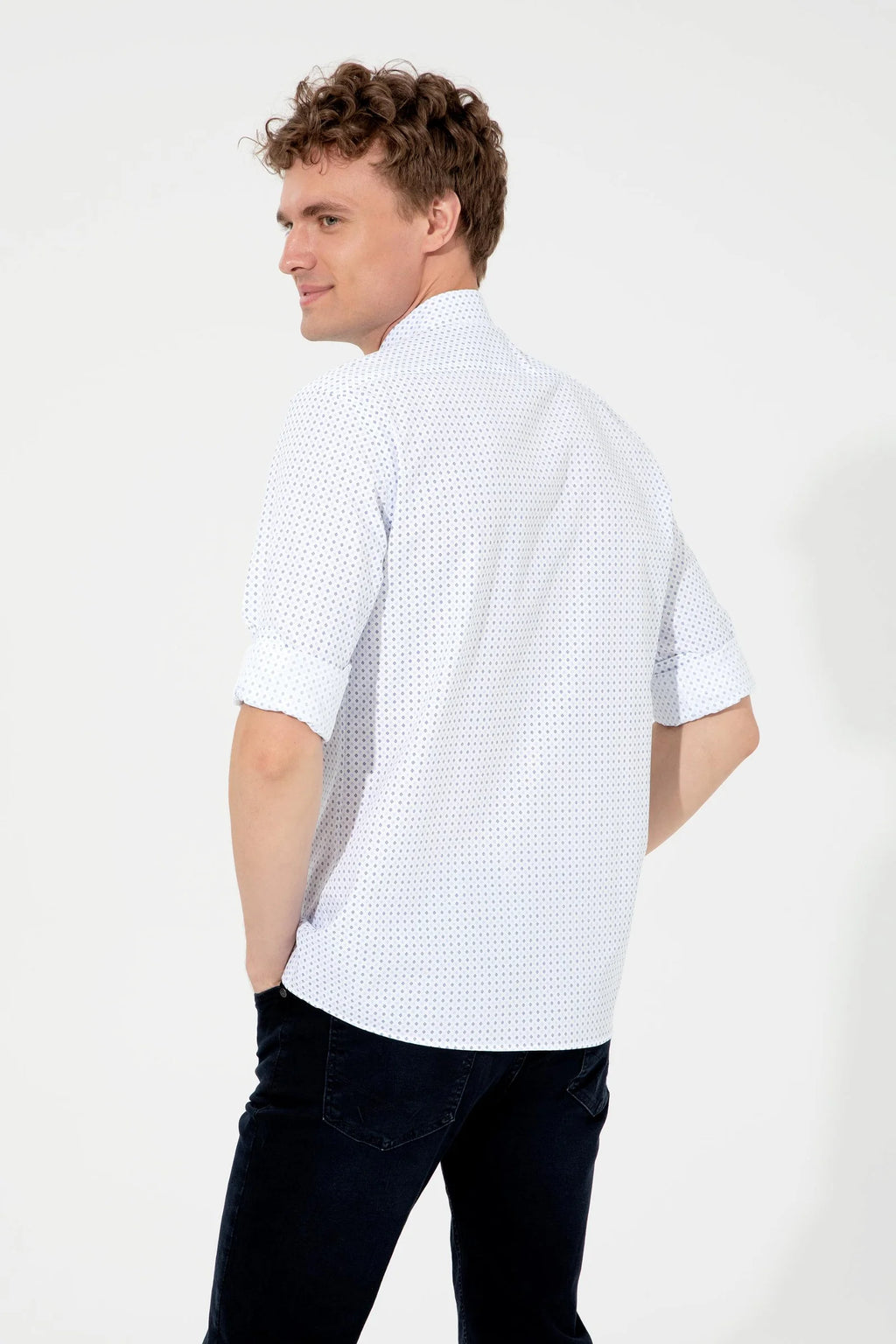 US Polo Assn. Slim Shirt Long Sleeve USPA Logo - Men