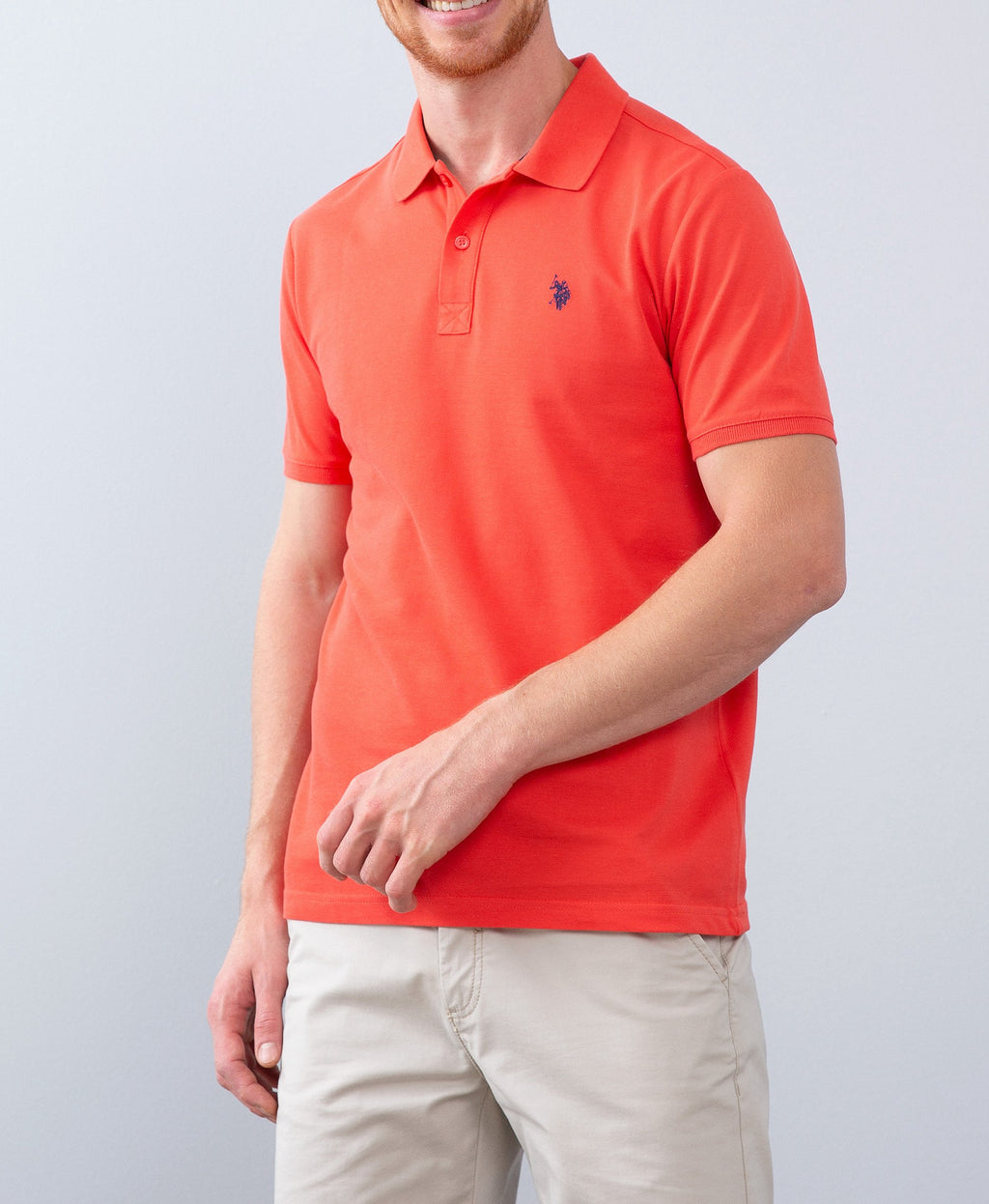 US Polo Assn. Men Polo Shirts Pomegranate - Oshoplin