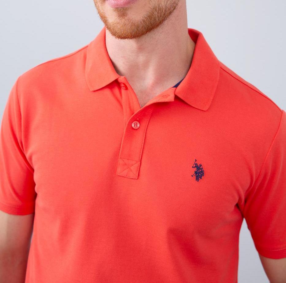 US Polo Assn. Pique Small Logo Polo Shirt - Men