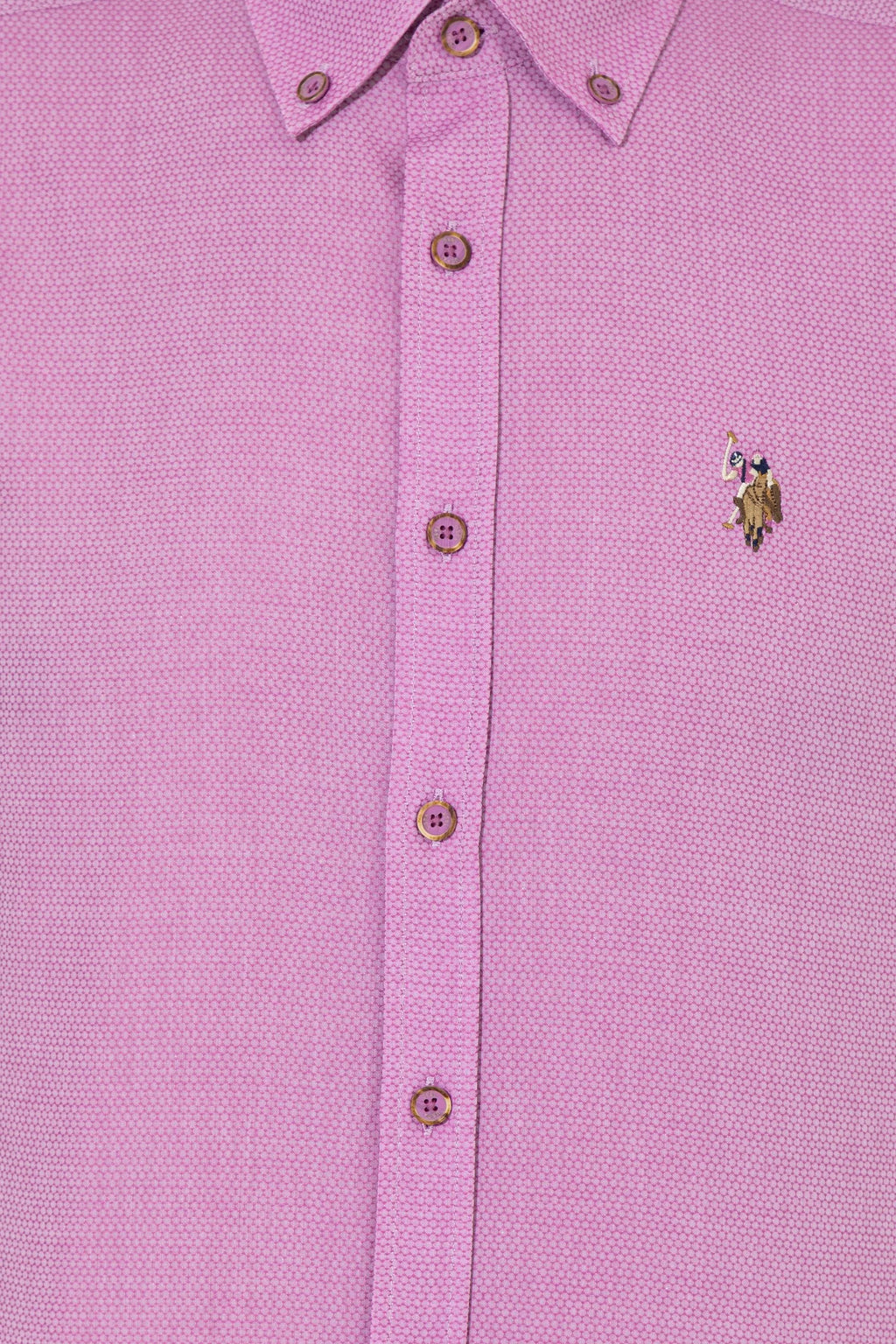 US Polo Assn. Slim Plain Shirt Long Sleeve Small Logo - Men