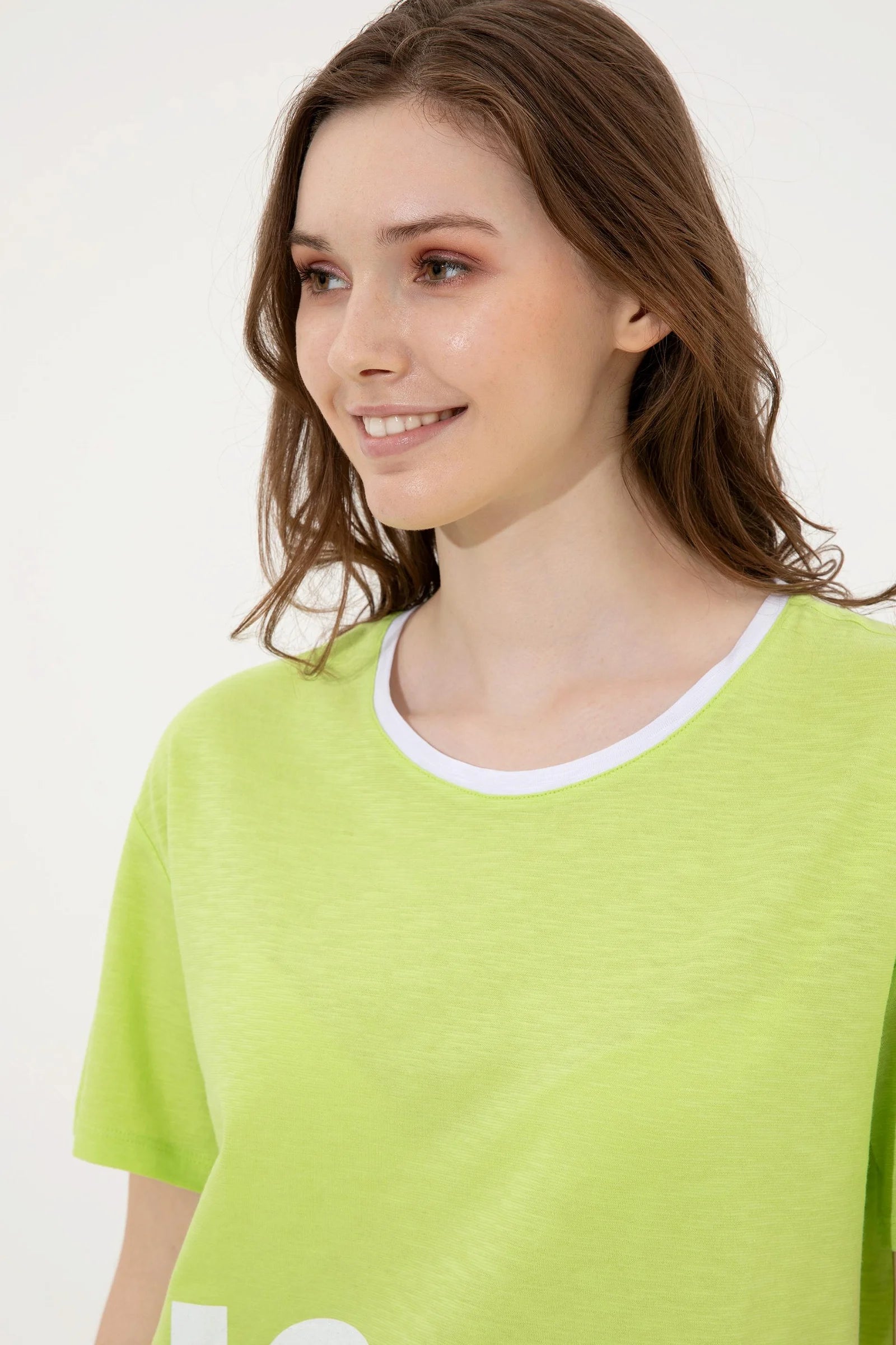 US Polo Assn. Comfort Crew Neck T-Shirt with Big USPA - Women