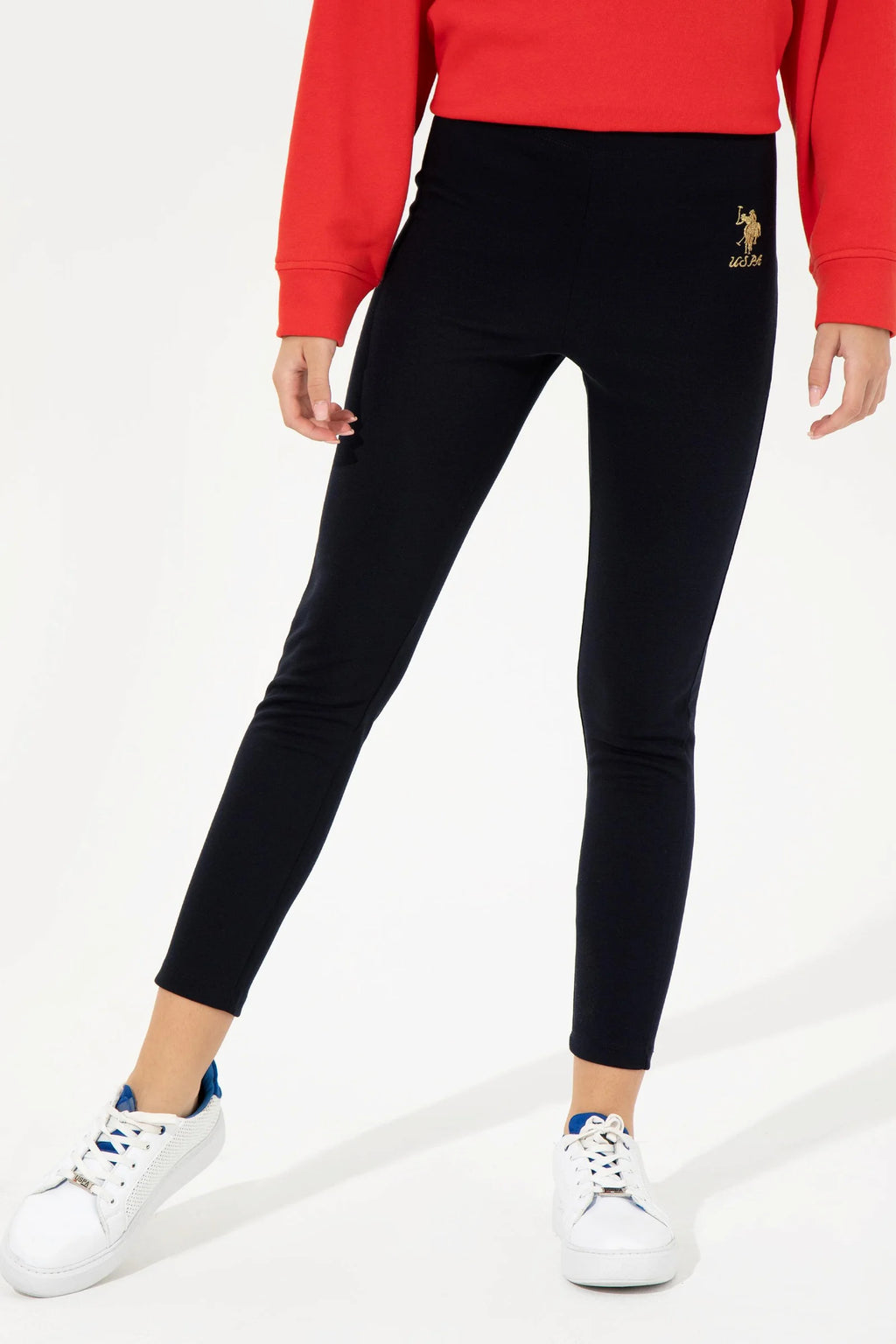 US Polo Assn. Tight Fit Legging with USPA Logo - Women
