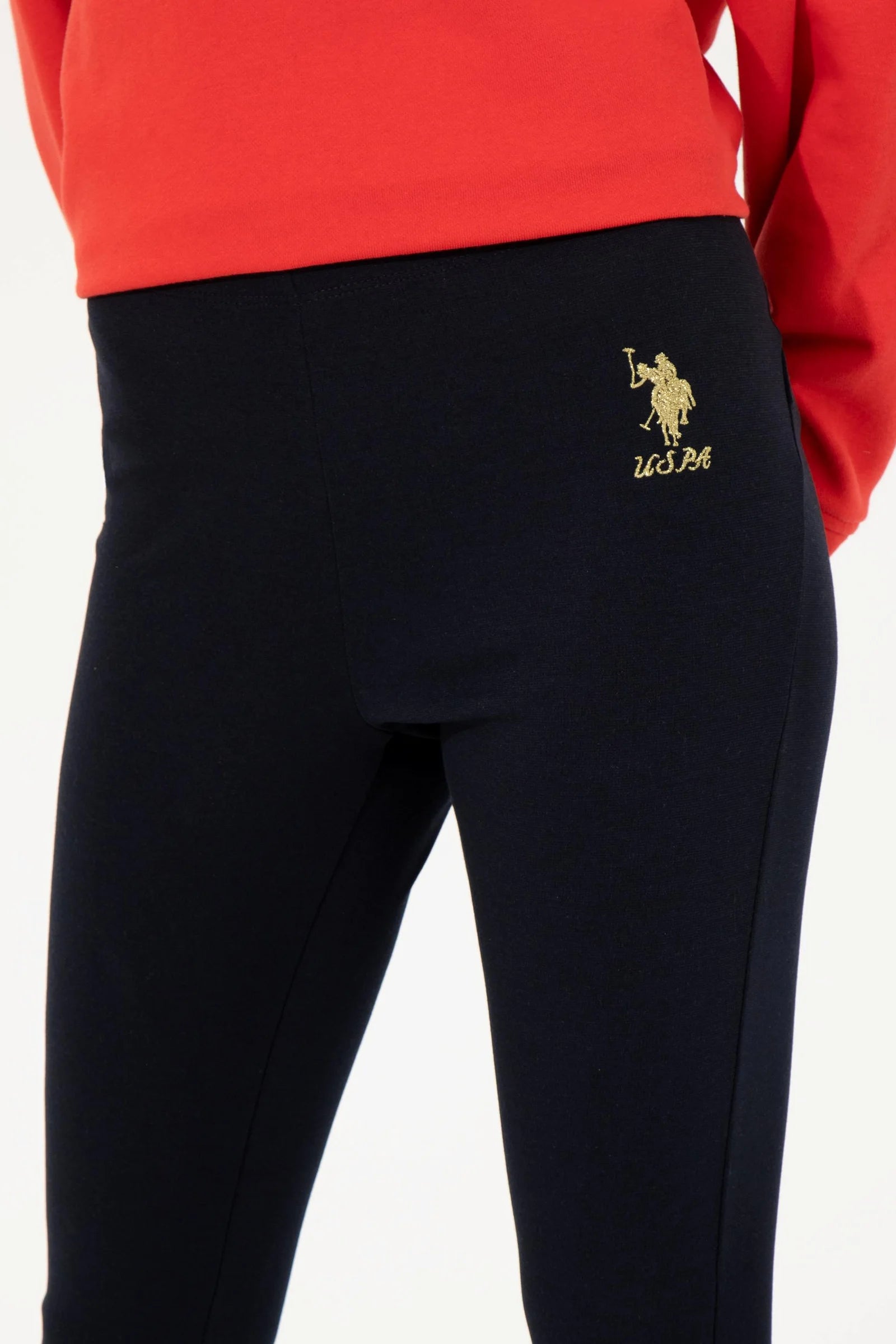 US Polo Assn. Tight Fit Legging with USPA Logo - Women