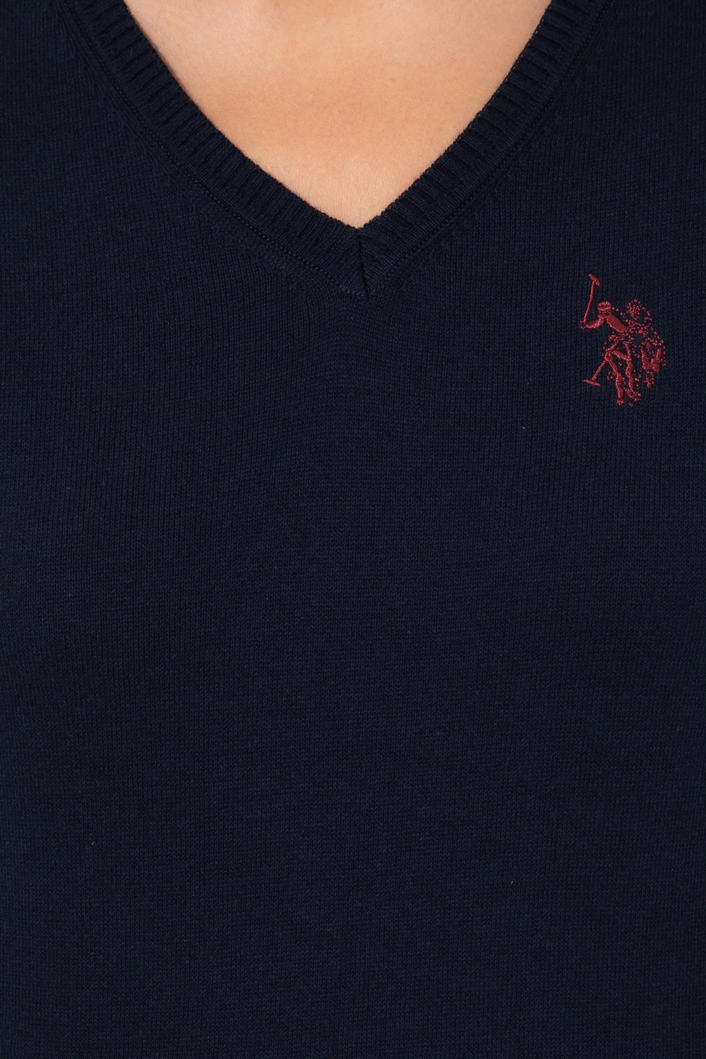 US Polo Assn. Slim Fit Pullover with Logo - Women