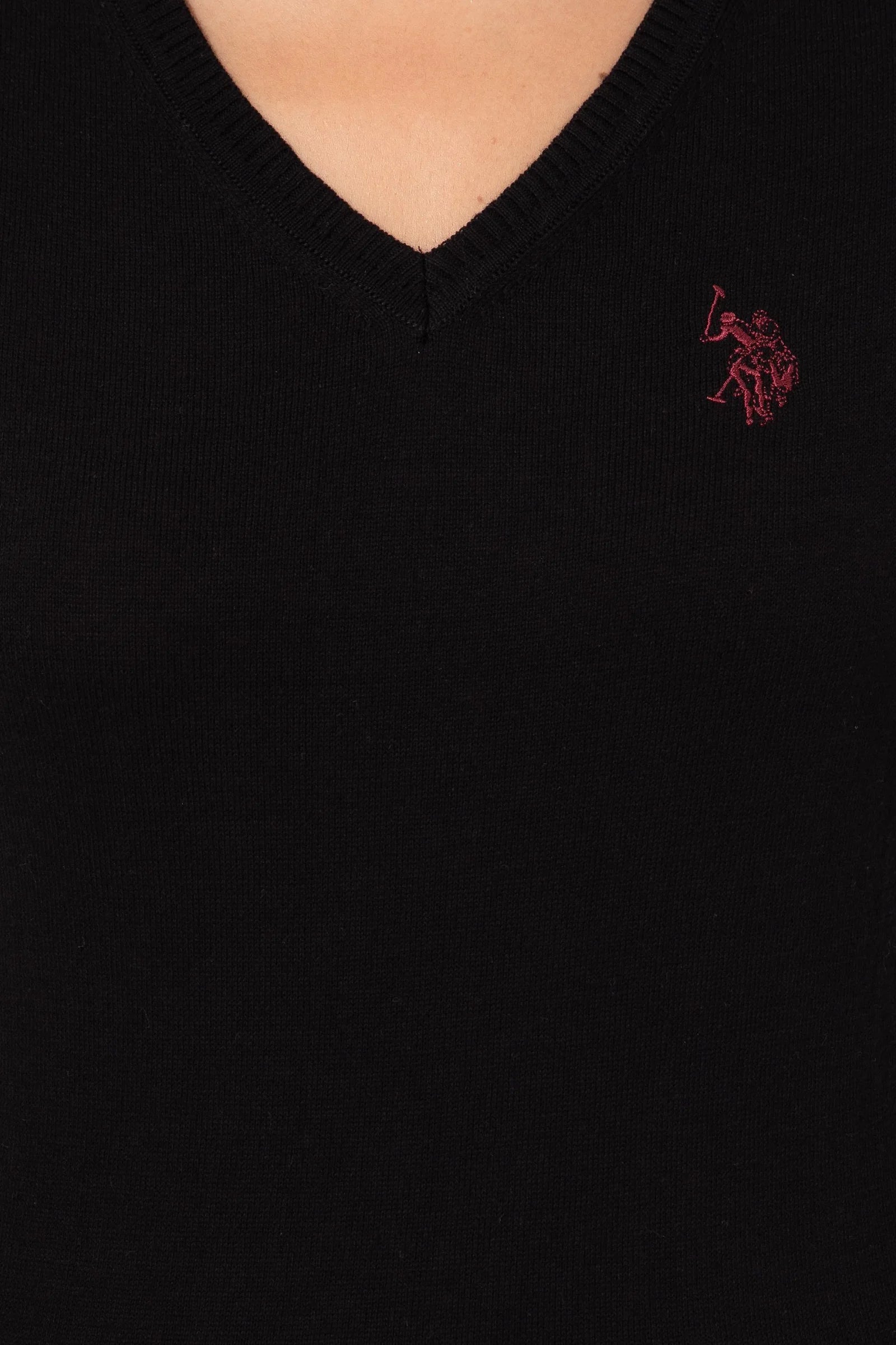 US Polo Assn. Slim Fit Pullover with Logo - Women