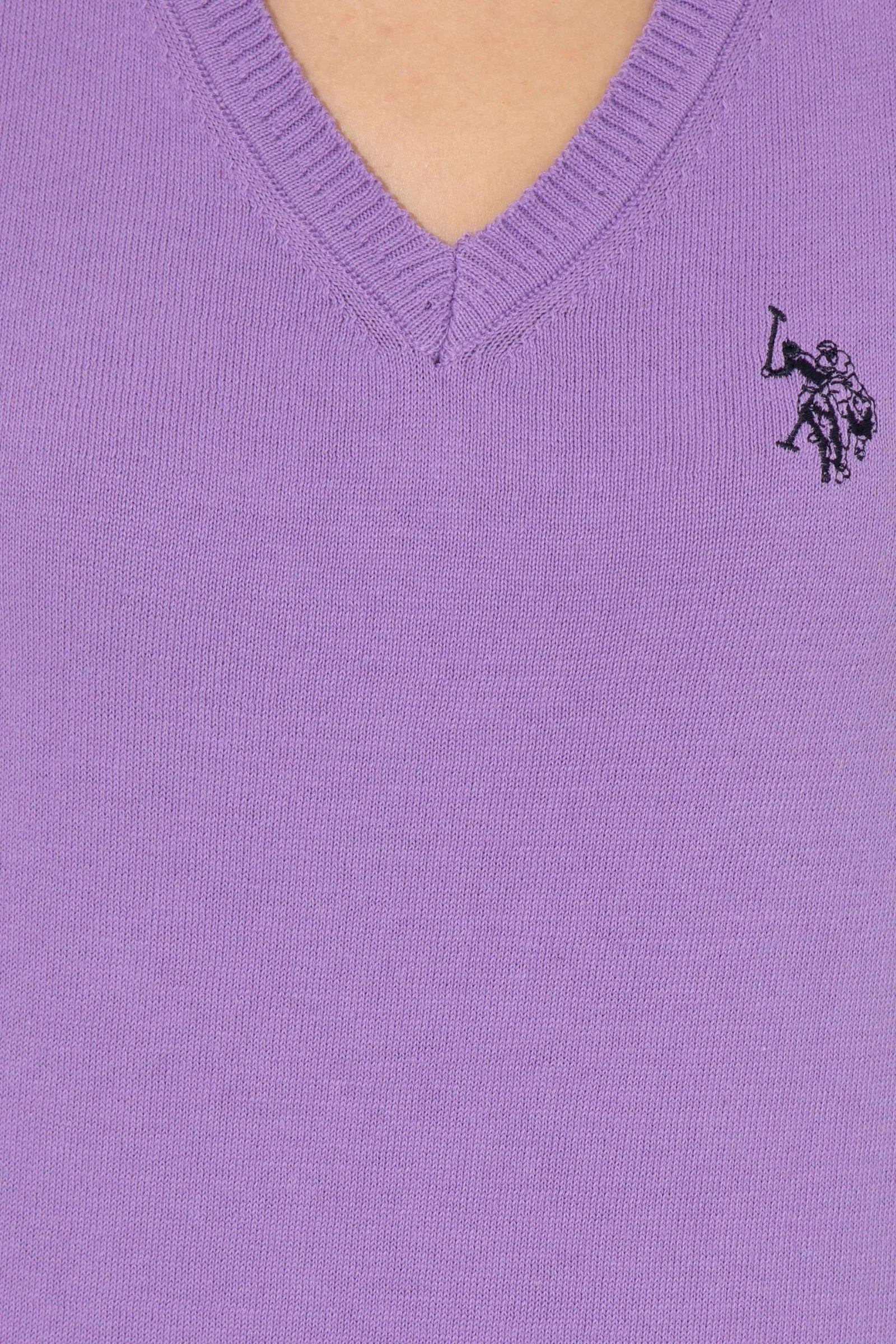 US Polo Assn. Slim Fit Pullover with Logo - Women