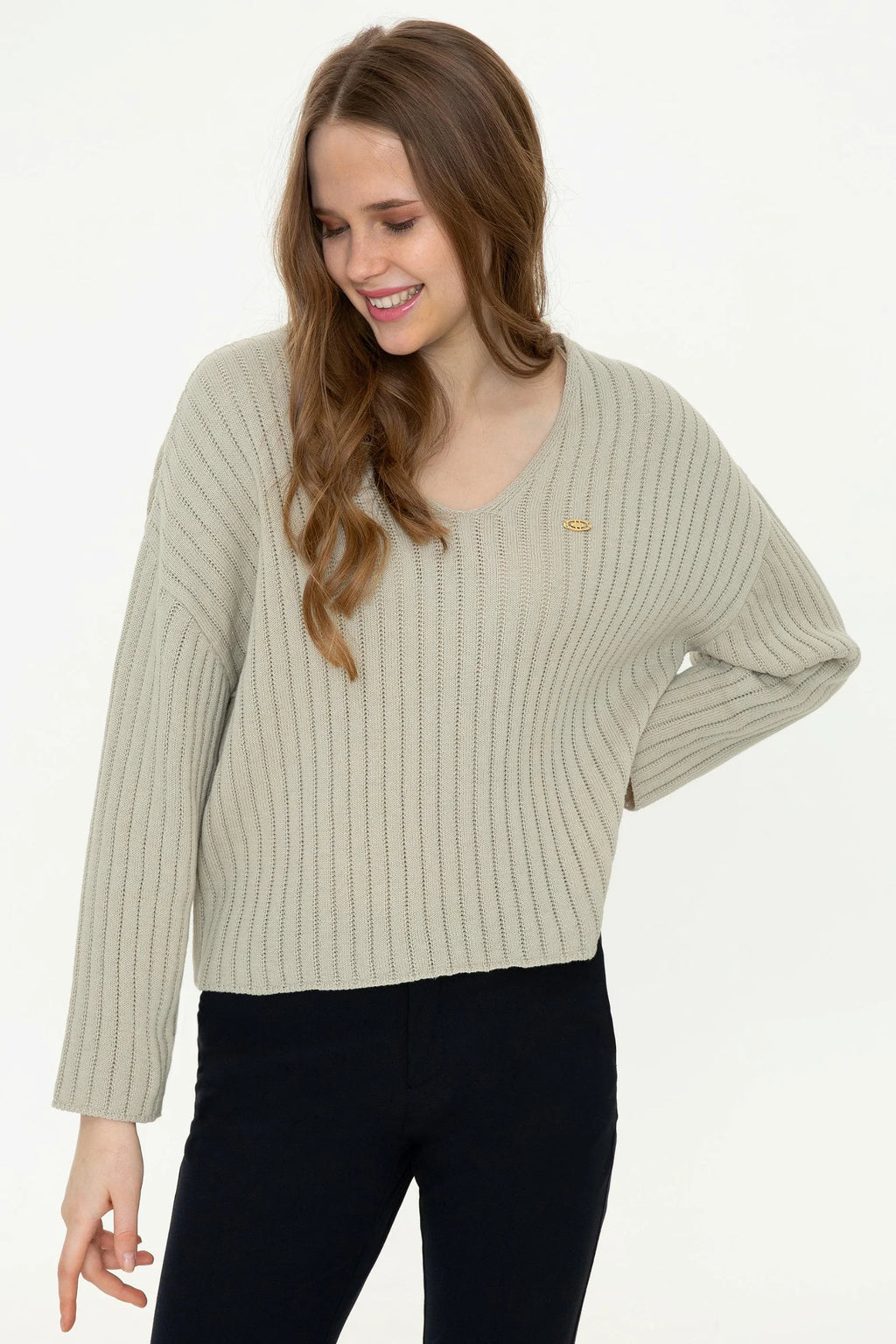 US Polo Assn. Comfort Pullover with USPA Metal Logo - Women