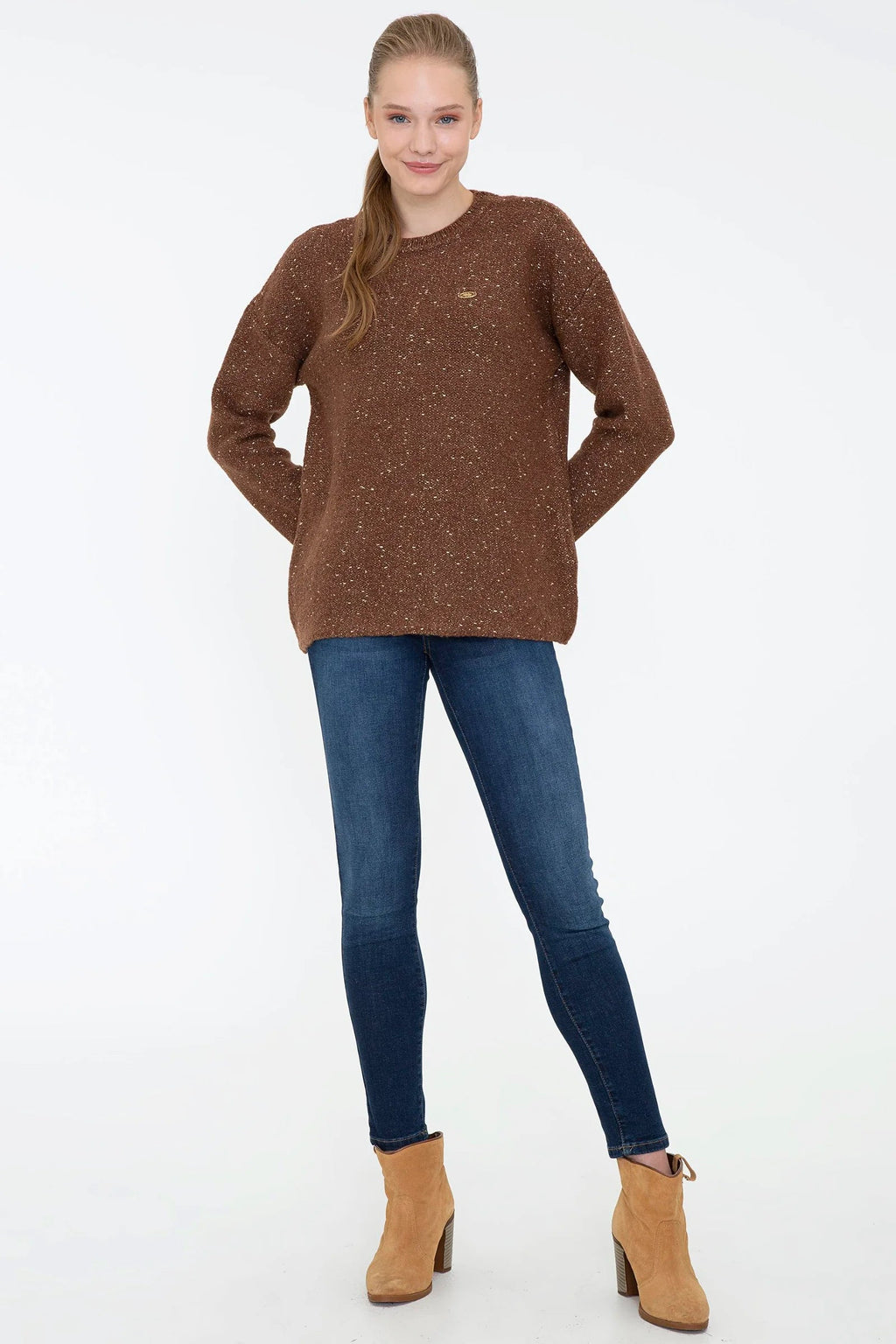 US Polo Assn. Women Pullovers Brown- Oshoplin