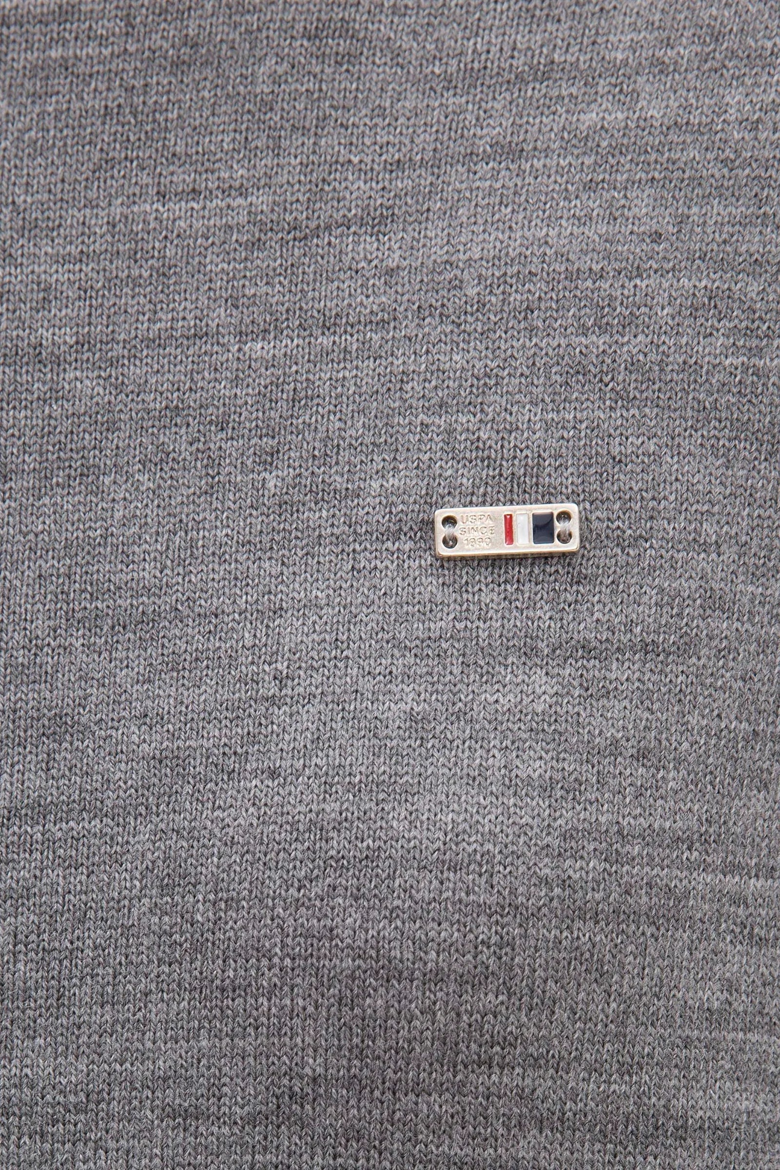 US Polo Assn. Regular Straight Sweatshirt with USPA Metal Logo - Women