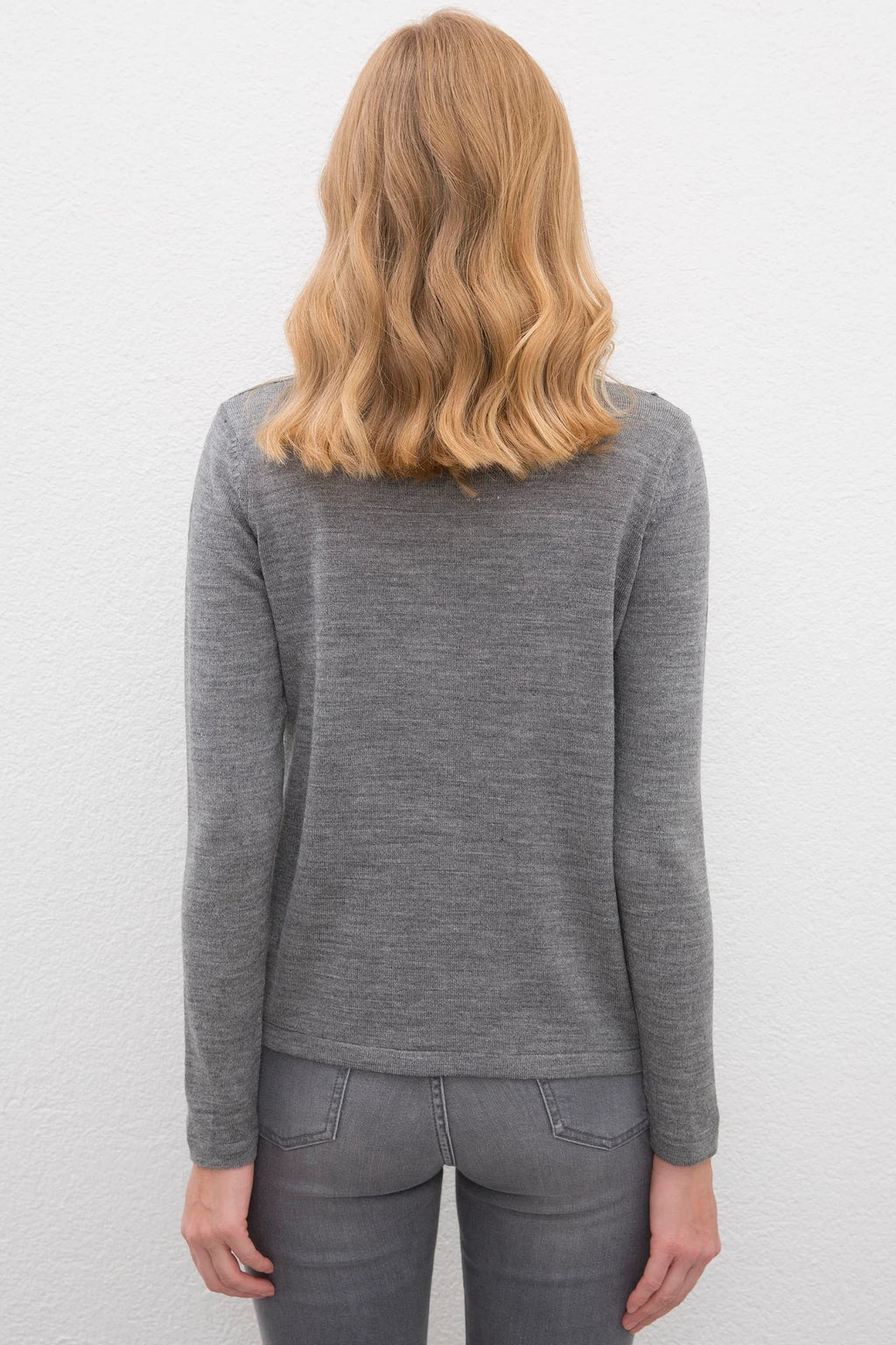 US Polo Assn. Regular Straight Sweatshirt with USPA Metal Logo - Women