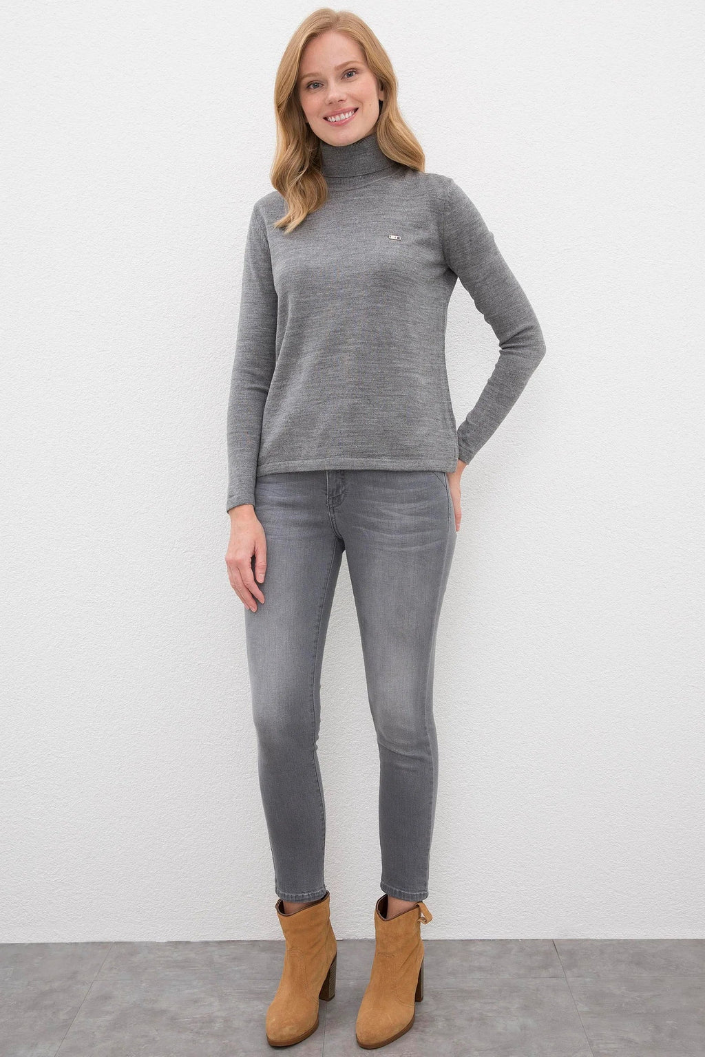 US Polo Assn. Women Hoodies + Sweatshirts Grey- Oshoplin