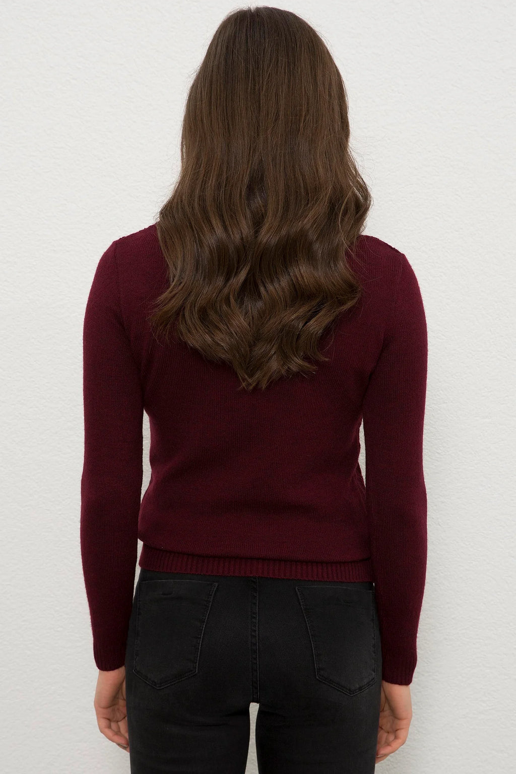 US Polo Assn. Slim Fit Pullover with USPA Metal Logo - Women