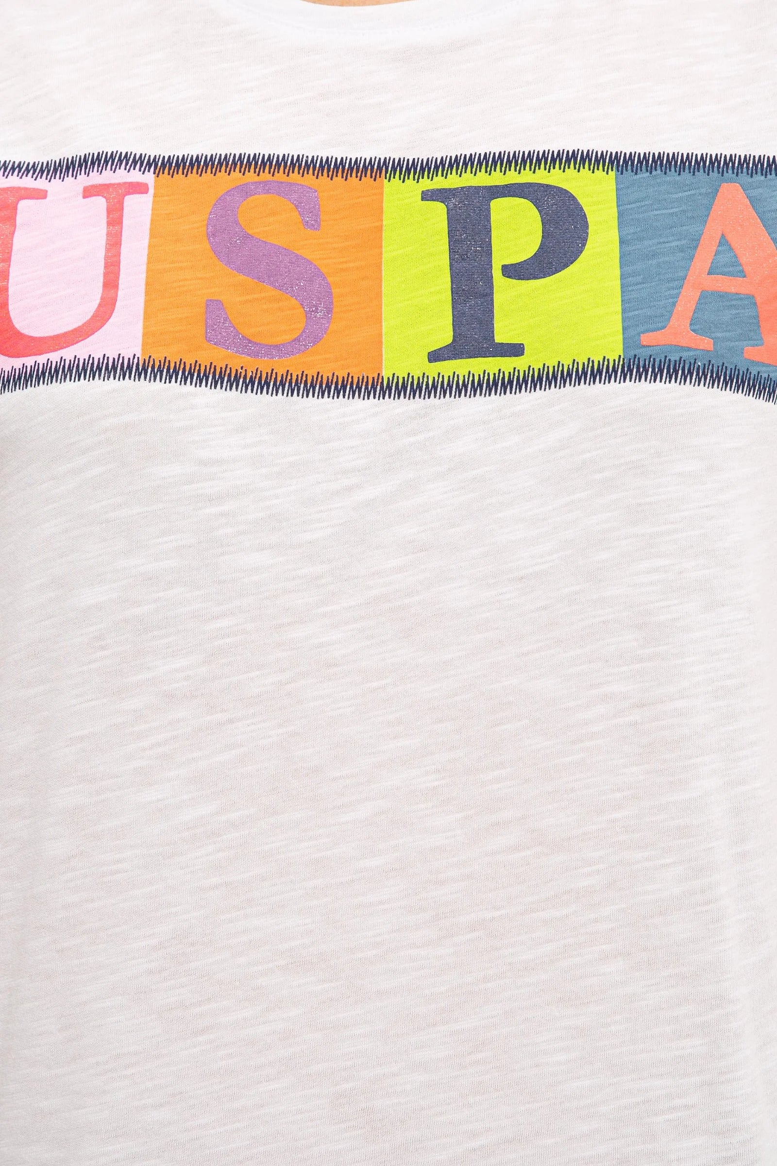 US Polo Assn. Standard Crew Neck T-Shirt with Big USPA - Women