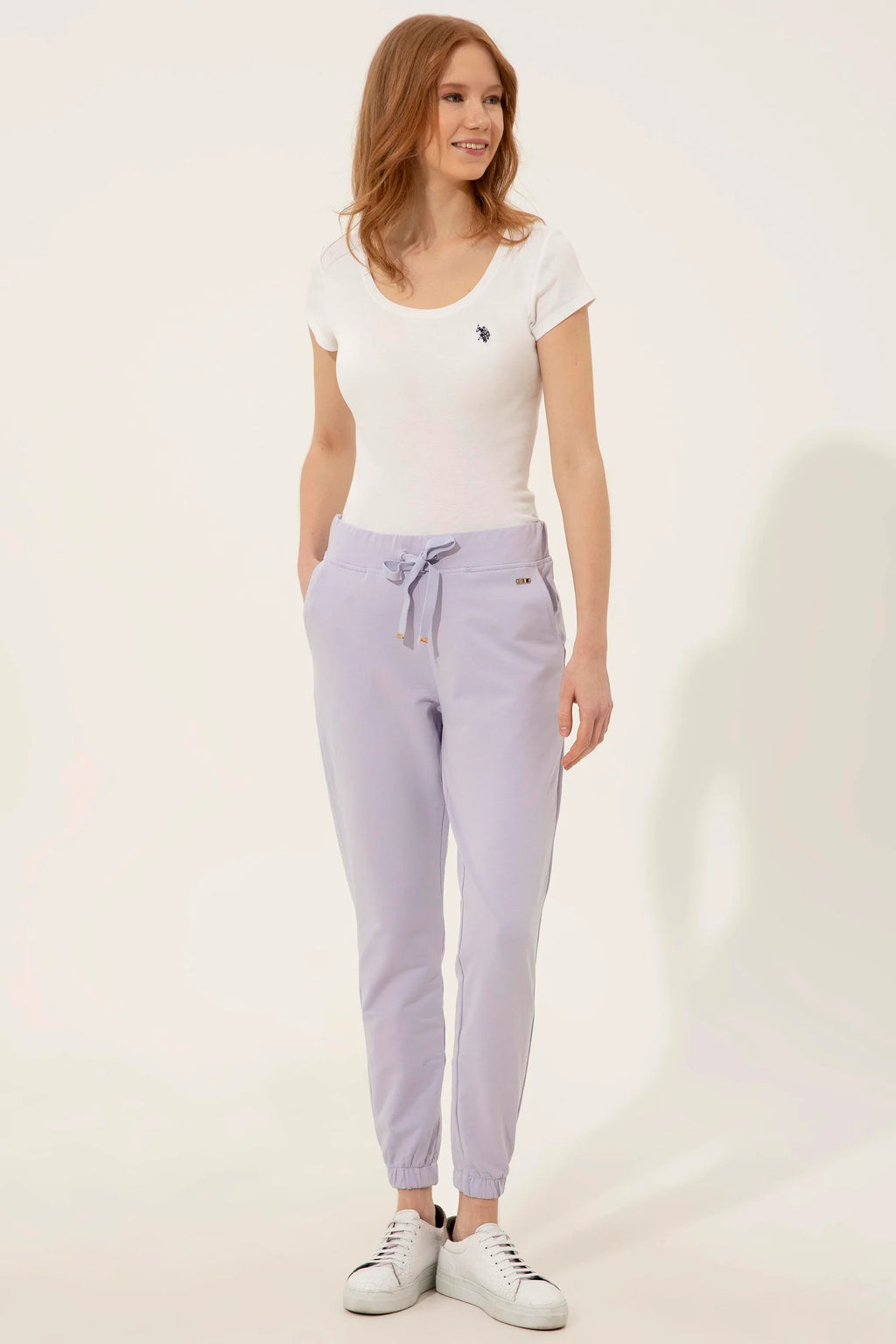 US Polo Assn. Standard Sweatpant with USPA Metal Logo - Women