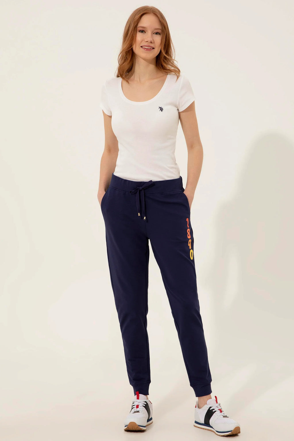 US Polo Assn. Standard Sweatpant with 1890 Logo - Women