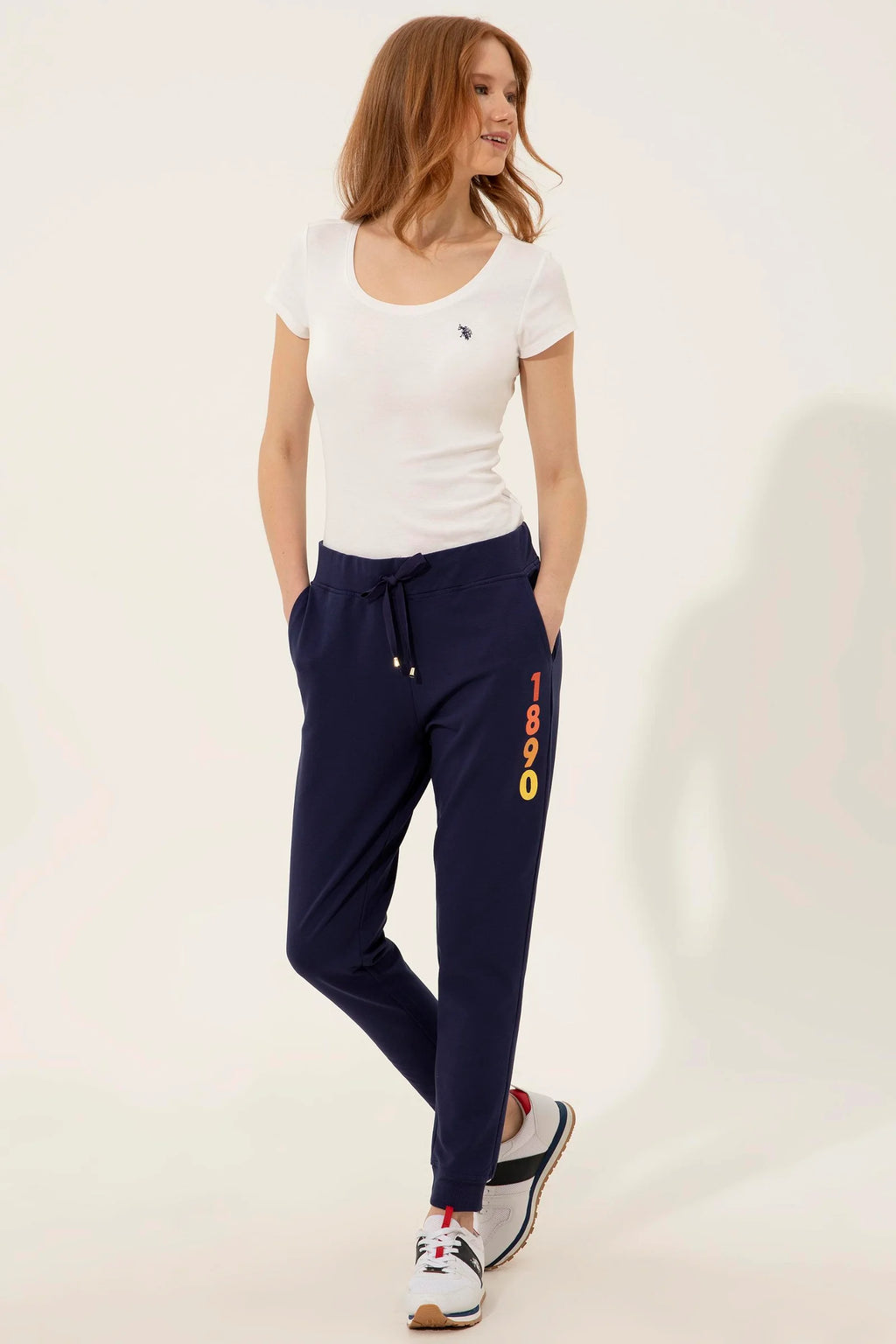 US Polo Assn. Standard Sweatpant with 1890 Logo - Women