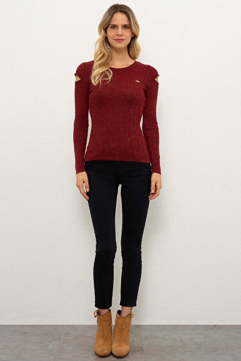 US Polo Assn. Women Pullovers Marron- Oshoplin