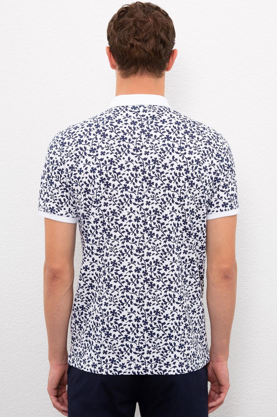 US Polo Assn. Tree Branches Print Small Logo Polo Shirt - Men