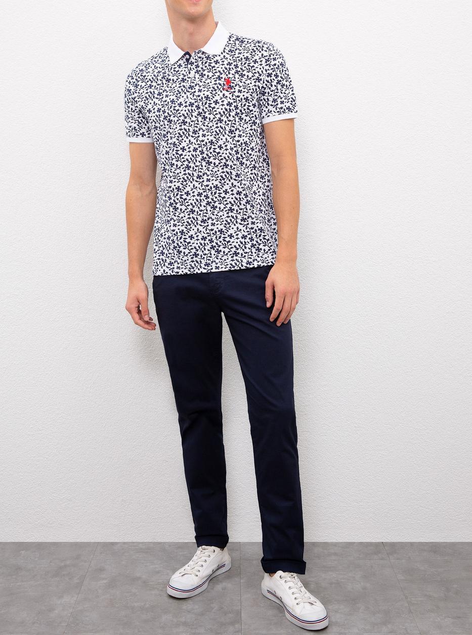 US Polo Assn. Men Polo Shirts Blue White - Oshoplin